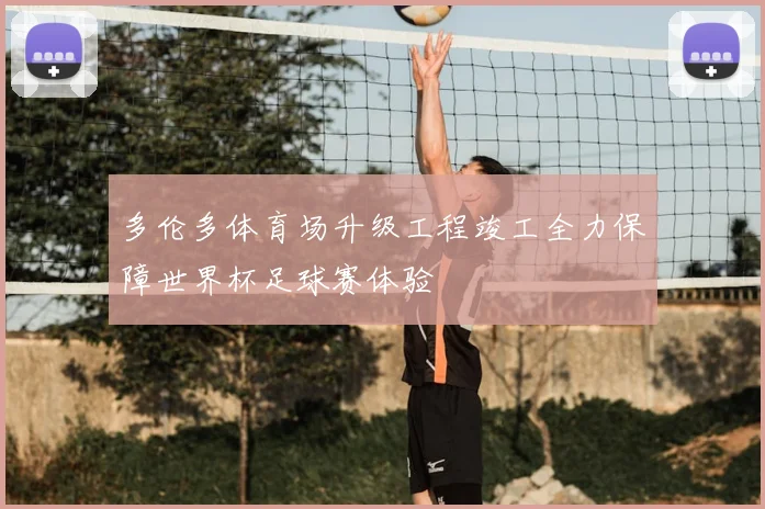 多伦多体育场升级工程竣工全力保障世界杯足球赛体验